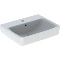 Geberit Renova Plan lavabo 550 x 440 mm - blanc - avec trou de robinet - avec trop-plein
