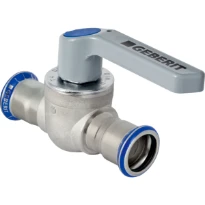 Geberit Mapress inox vanne à bille avec poignée de commande FF 18 x 18 mm