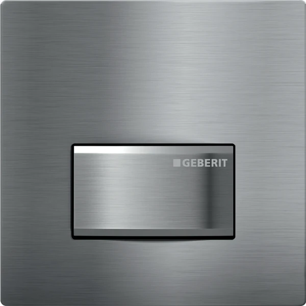 Geberit Type 50 urinoirsturing pneu bedieningsplaat geborsteld chroom