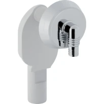 Geberit Uniflex siphon encastré pour machine à laver avec rosace murale blanc