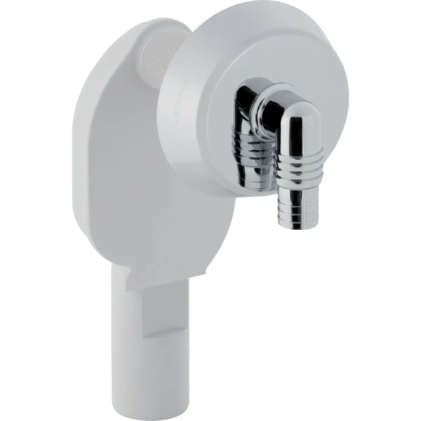 Geberit Uniflex siphon encastré pour machine à laver avec rosace murale blanc