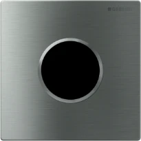 Geberit Type 10 commande urinoir electro plaque de finition net brossé poli