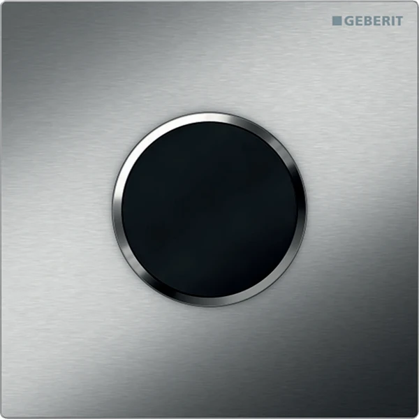 Geberit Type 10 urinoirsturing elektro afdekplaat batterij geborsteld gepolijst