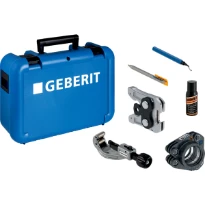 Geberit Mepla Tools chaîne de sertissage [2] 63 mm (set en coffret avec coupe-tube, ébavureur)