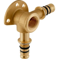 Geberit Mepla muurplaat 65 mm dubbel 90° FF 20 x 1/2 F x 20 mm