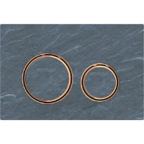 Geberit Sigma21 bedieningsplaat Mustang Leisteen rood goud