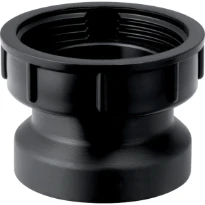 Geberit raccord union 5/4 x 40 mm noir pe avec écrou et joint