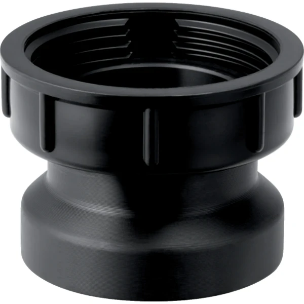 RACCORD UNION GEBERIT 6/4 X 40 MM noir pe avec ecrou et joint