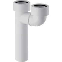 Geberit t-stuk tweedelig alpenwit