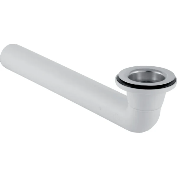 Geberit aansluitbocht 90° met afvoerplug voor inbouwsifon voor wastafel