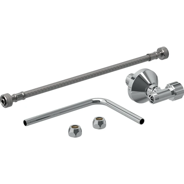 Geberit AP128 set de raccordement à l'eau latéral ou à l'arrière au milieu pour réservoir de chasse apparent AP128