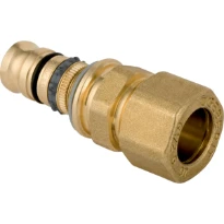 Geberit Mepla overgangskoppeling met knelkoppeling diam 16 mm d1=15 mm