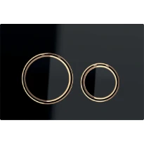 Geberit Sigma 21 plaque de commande noir rouge or