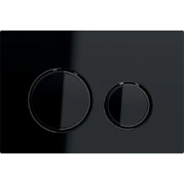 Geberit Sigma21 bedieningsplaat zwart zwart verchroomd