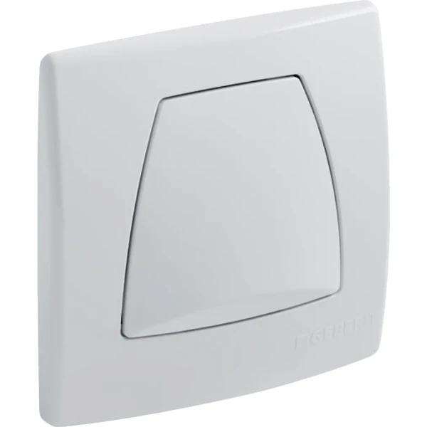 Geberit bouton poussoir - plaque blanche