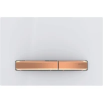 Geberit Sigma 50 plaque de commande blanc rouge or 2 touches