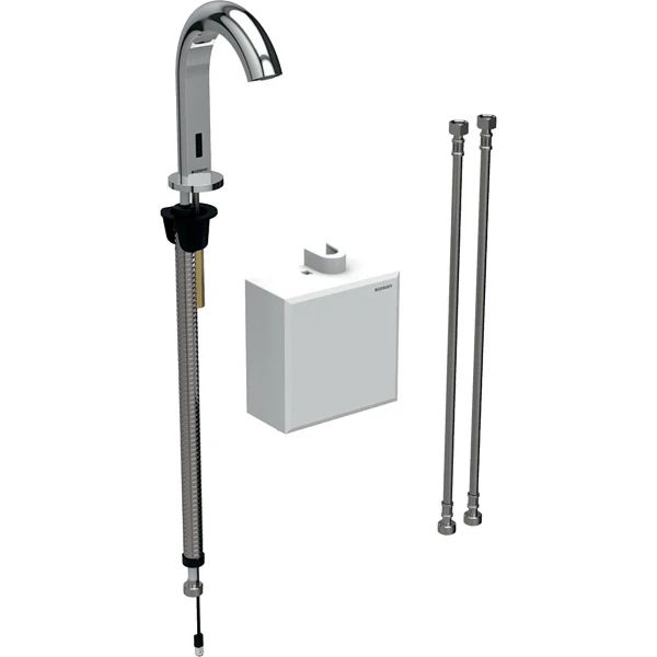 Geberit Piave wastafelkraan opbouwdoos voor sturing zonder mengventiel generator chroom