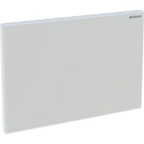 PLAQUE DE COMMANDE GEBERIT SIGMA chromé mat synthetique frontal sans bouton pour reservoir a encastrer