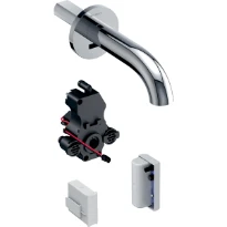 Geberit Piave wastafelkraan muur inbouwdoos voor sturing L17 cm met mengventiel generator chroom