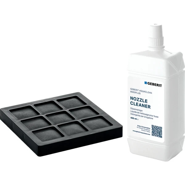 Geberit AquaClean koolstoffilter en douchekopreiniger set