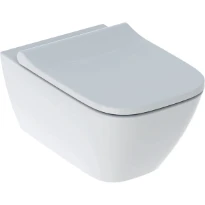 Geberit Smyle Square cuvette suspendue PACK Rimfree (cuvette suspendue + abattant avec softclose) - blanc - B350xp540 mm
