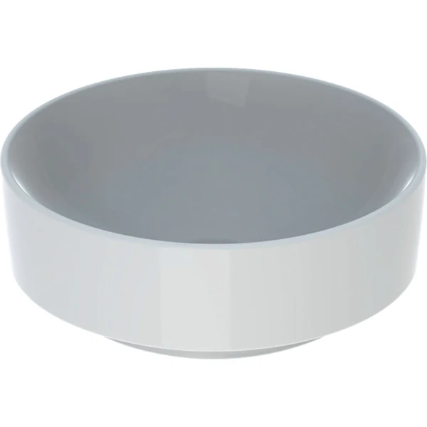 Geberit VariForm opbouwwastafel rond 400 mm - wit - zonder kraangat - zonder overloop