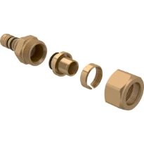 Geberit Mepla overgangskoppeling naar PEX-buis diam 20 mm G3/4"