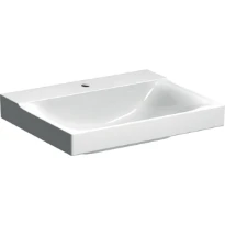 Geberit Xeno² lavabo 600 x 480 mm - blanc KeraTect - avec trou de robinet - sans trop-plein