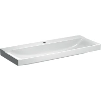 Geberit Xeno² lavabo 1200 x 480 mm - blanc KeraTect - avec trou de robinet - sans trop-plein