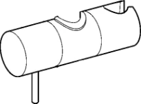 Hansa pièce coulissante chromé