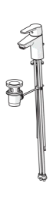 Hansa HansaPolo robinet lavabo, basse pression chromé