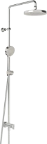HANSA HANSABASICJET Regendouche set Chroom (Handdouche 95mm - Hoofddouche 200mm)
