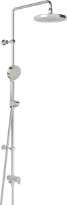 Hansa HansaBasicjet douche de pluie set chromé (douchette 95mm - douche de tête 200mm)