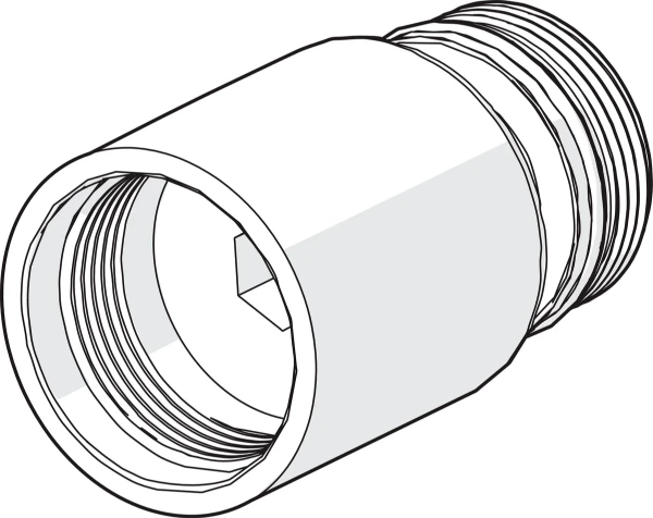 Hansa rotule, M18.5x1 chromé