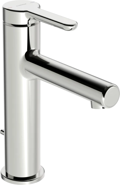 Hansa Hansadesigno Style wastafelmengkraan top bediening - met automatische lediging - chroom