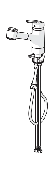Hansa Hansamix robinet de cuisine chromé