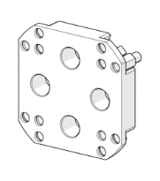 Hansa rallonge encastréé complète, 15 mm