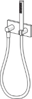 Hansa HansaLiving set douchette chromé (douchette 25x70mm)