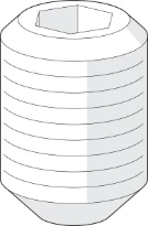Hansa vis, M6 x 9,5