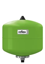 Reflex Refix doorstroom expansievat (san) met butyl balg DD 8, 10 bar groen