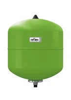 Reflex Refix doorstroom expansievat (san) met butyl balg DD 33, 10 bar groen