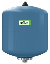 Reflex Refix expansievat (sanitair) verticaal voor boiler DE 2, 10 bar blauw