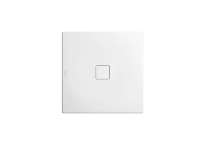 Kaldewei Conoflat receveur de douche acier émaillé 900 x 900 mm - blanc mat - secure plus