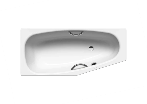 Kaldewei Mini Star 831 bad 1570 x 750 x 430 mm - plaatstaal - ligzijde rechts - alpine white