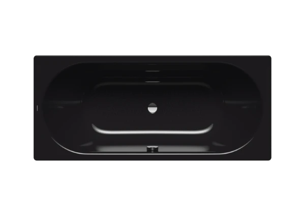 Kaldewei Centro Duo baignoire acier émaillé 1900 x 900 x 430 mm - noir - antidérapant complet