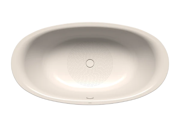 Kaldewei Ellipso Duo bad ovaal plaatstaal 1900 x 1000 x 450 mm - pergamon - antidérapant