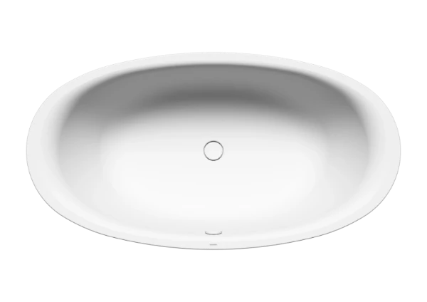 Kaldewei Ellipso Duo bad ovaal plaatstaal 1900 x 1000 x 450 mm - blanc matt