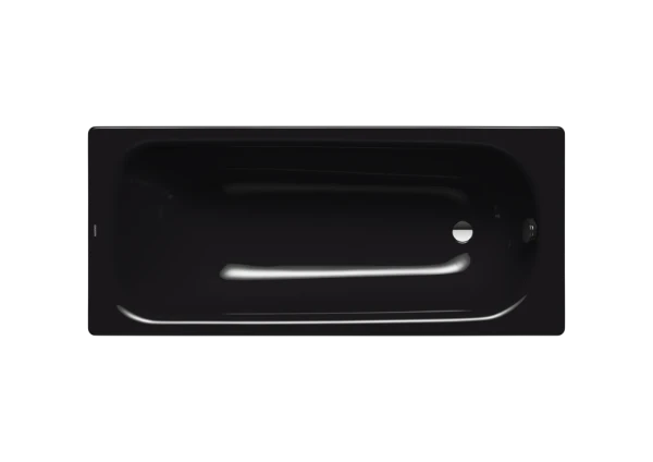 Kaldewei Saniform Plus baignoire acier émaillé 1400 x 700 x 410 mm - noir