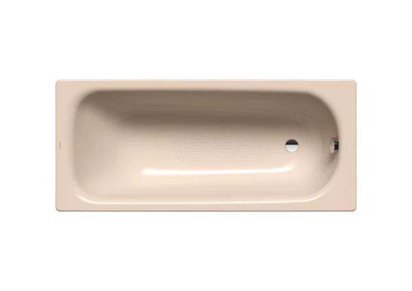 Kaldewei Saniform Plus baignoire acier émaillé 1400 x 700 x 410 mm - bahamabeige - antidérapant complet - effet perlé