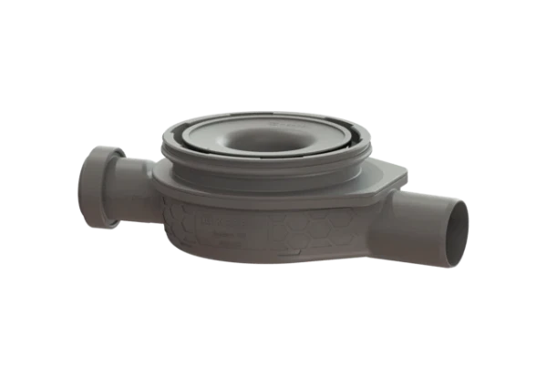KESSEL Ultraflat 79 basiselement horizontaal m. extra inlaat diam. 50mm - 57 ltr/min